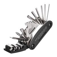 Bike Repair Kits 16-in-1 Bicycle Multi-tool Tire Levers Hex Spoke Wrench Foldable Bike Maintenance Tool Set MTB Repair Tool