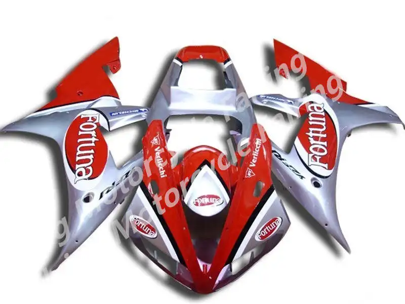 Red Black silvery for  YZF-R1 02-03 YZF R1 2002-2003 YZFR1 YZF 1000 YZF1000 YZF-1000 02 03 2002 2003 Full Fairing Kit for Yamaha