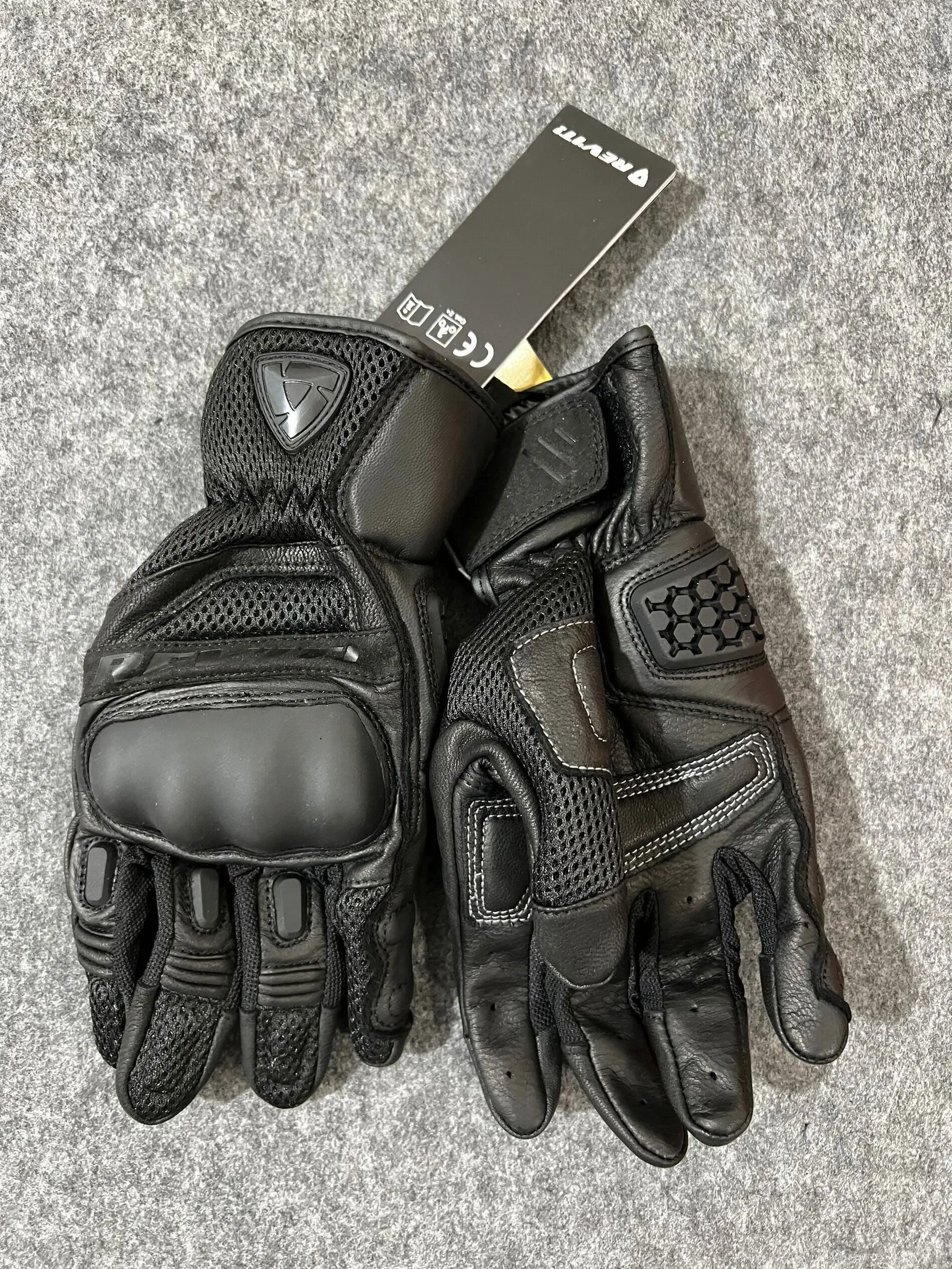 Revit Dirt 3 قفازات جلدية تعمل باللمس دراجة نارية Moto GP على الطرق الوعرة دراجة عادية سباق