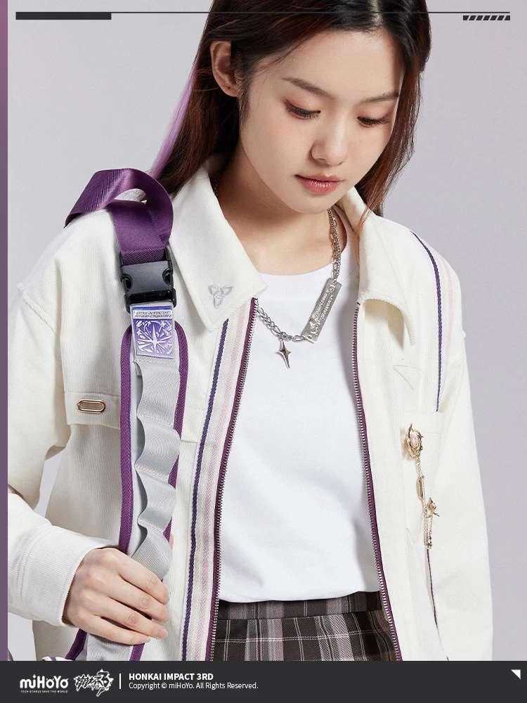 

Mihoyo Official Honkai Impact 3 Elysia Herrscher Of Human: Ego Cosplay Necklace Pendant Metal Accessories Birthday Gifts