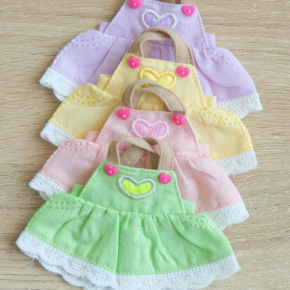 

Bow Doll Dress Up Clothes Cotton Plaid Cute Exquisite Doll Skirt Cute Mini Kawaii Mini Doll Skirt 10-15 Cotton Doll