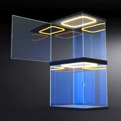 Acrylic Display Case with Ring LED Light for Car Model, Assemble Dust Storage Box with Door for Collections, Figure Showcase