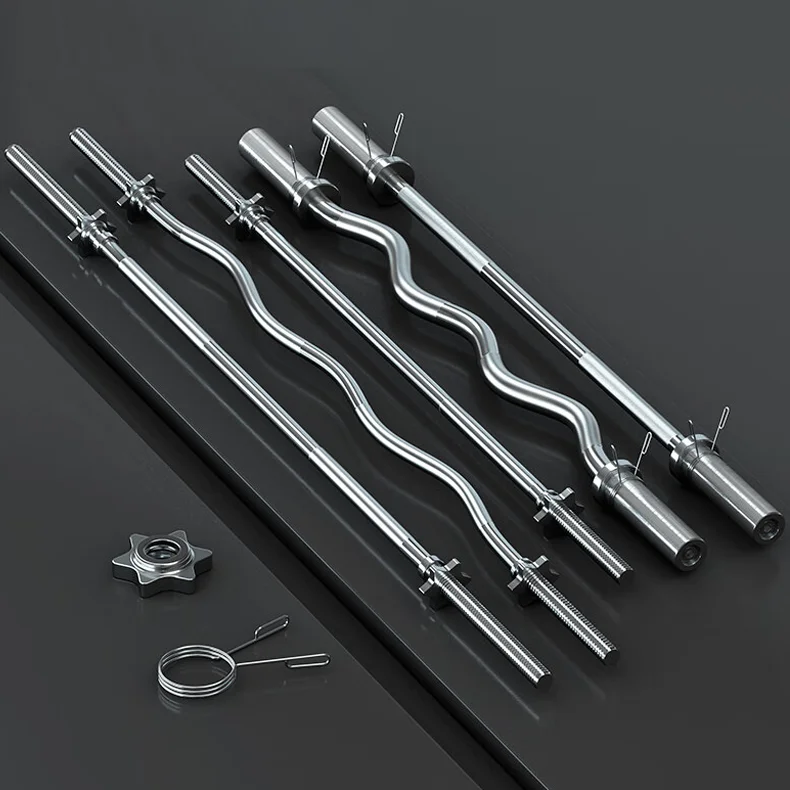 Competition Barbell Bar  for Muscle Training Squat  Weight 2.2M Olimpic Curl Bar Straight Bar