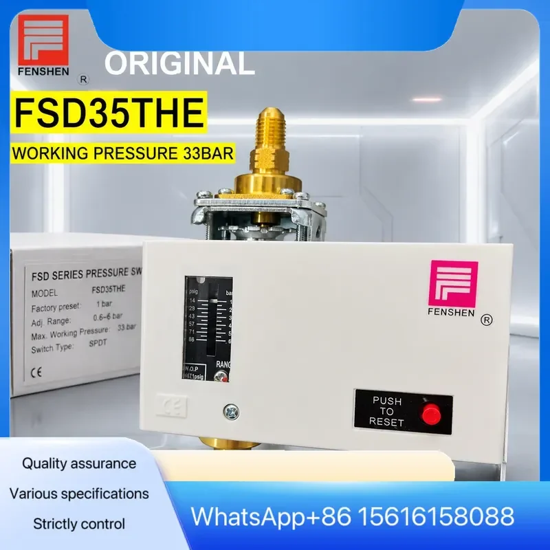Original FENSHEN Differential Pressure Controller Switch FSD35TE FSD35THE CHE FSD35CE HVAC Air Flow Sensor for Ventilation