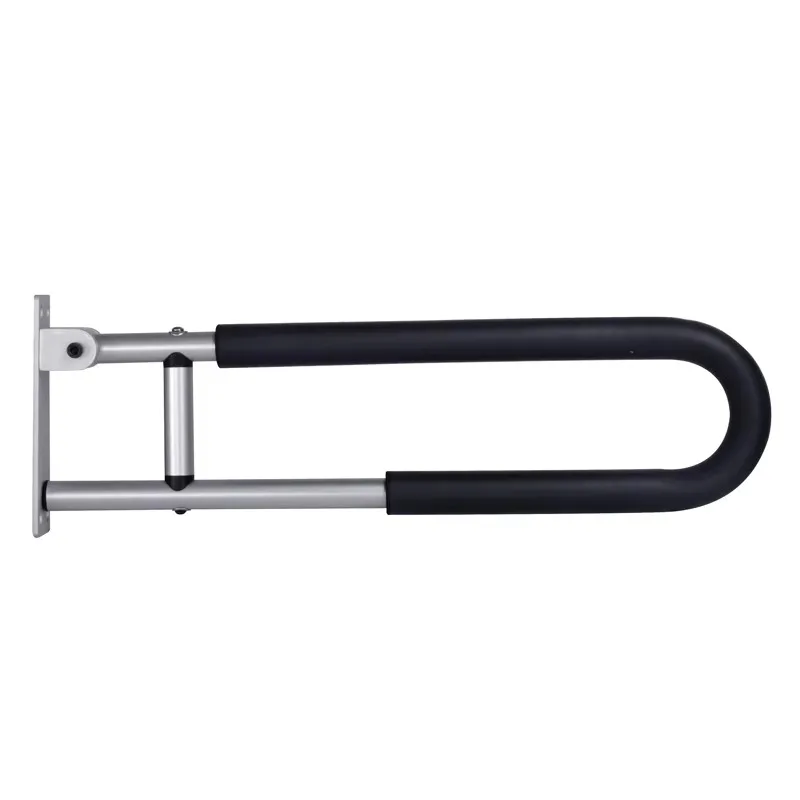 

Складной поручень для унитаза для откидной рейки для инвалидов. Оборудование для обеспечения безопасности ванной комнаты для инвалидов.