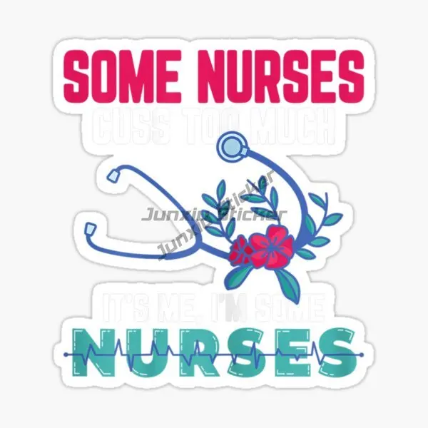 Be Nice To Me I Maybe Your Nurse Someday Funny Nurse Decal Sticker Truck Window Laptop Car Accessories Vinyl Waterproof Kk