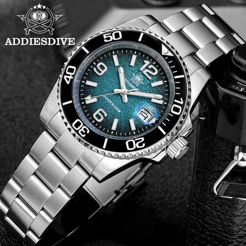 

ADDIESDIVE 41mm Watch For Men BGW9 Super Luminous reloj hombre AD2513 relogio masculino 20Bar Waterproof Quartz Watch