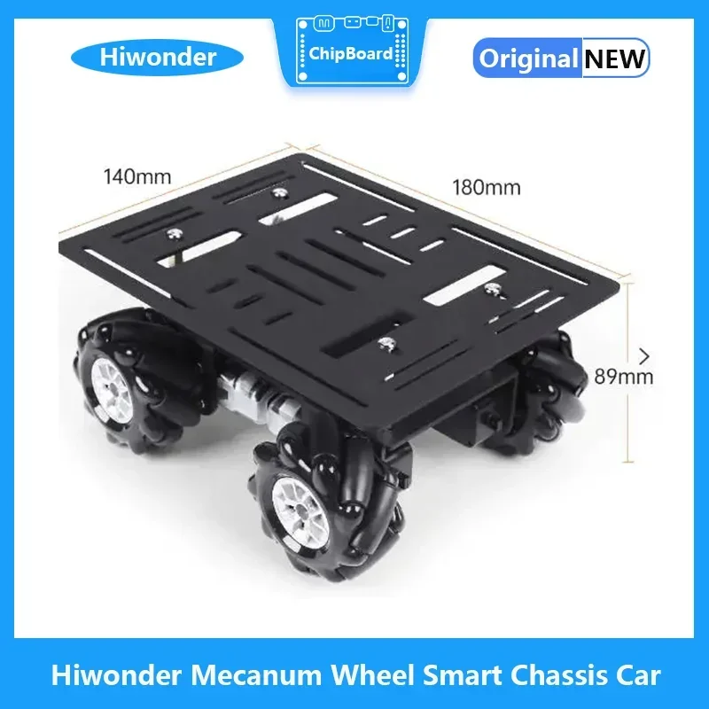 Hiwonder Kit de chasis inteligente para coche, rueda Mecanum