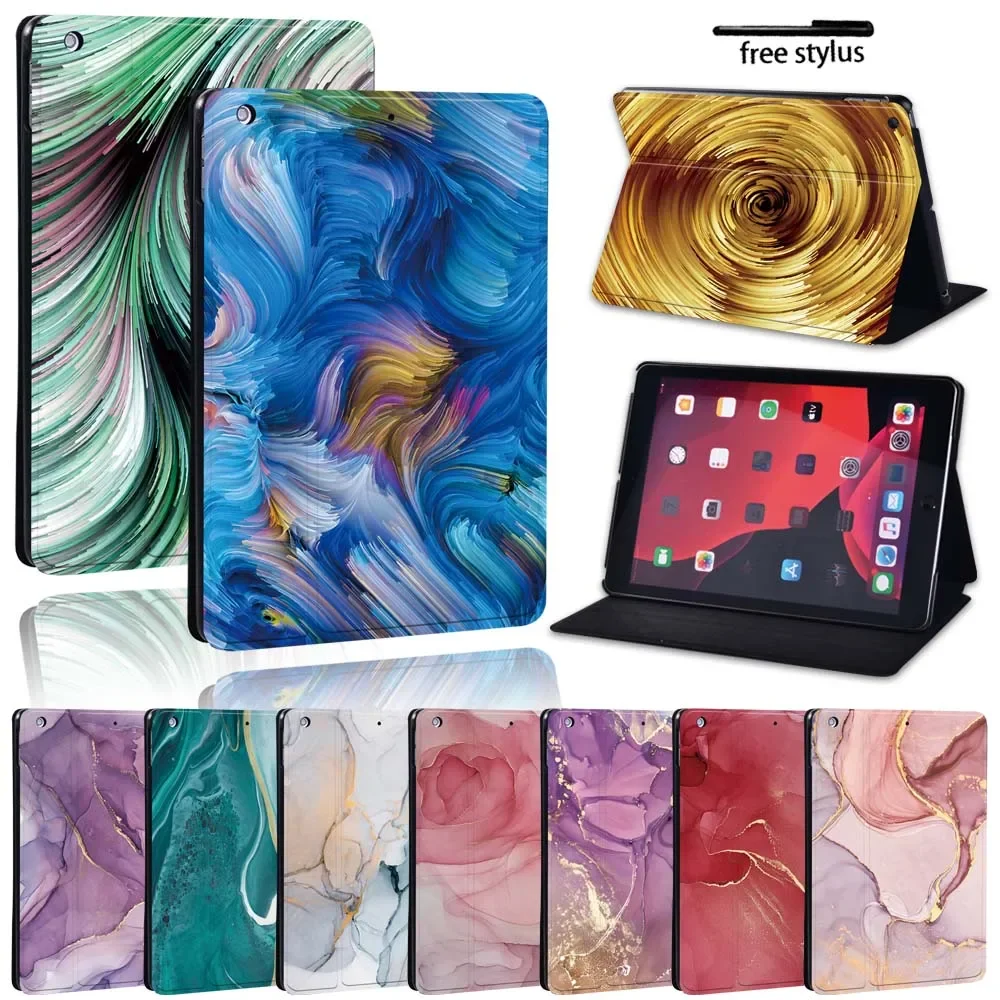 

Для Apple IPad 7 8 9 10th 10,2 "10,9/Mini 6 5 4 3 2 1/Air 5 4 3 2 1/Pro 11/9,7/10,5 Защитный чехол-подставка из искусственной кожи для планшета