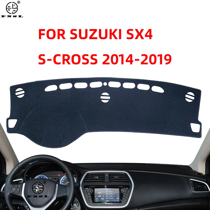 Для Suzuki SX4 S-Cross 2014 2015 2016 2017 2018 2019 чехол на приборную панель автомобиля Pat коврик для приборной панели накидка Защита от солнца