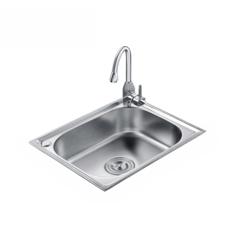 

Sink single sink kitchen vegetable basin thickened 304 stainless steel vegetable basin household dishwasher