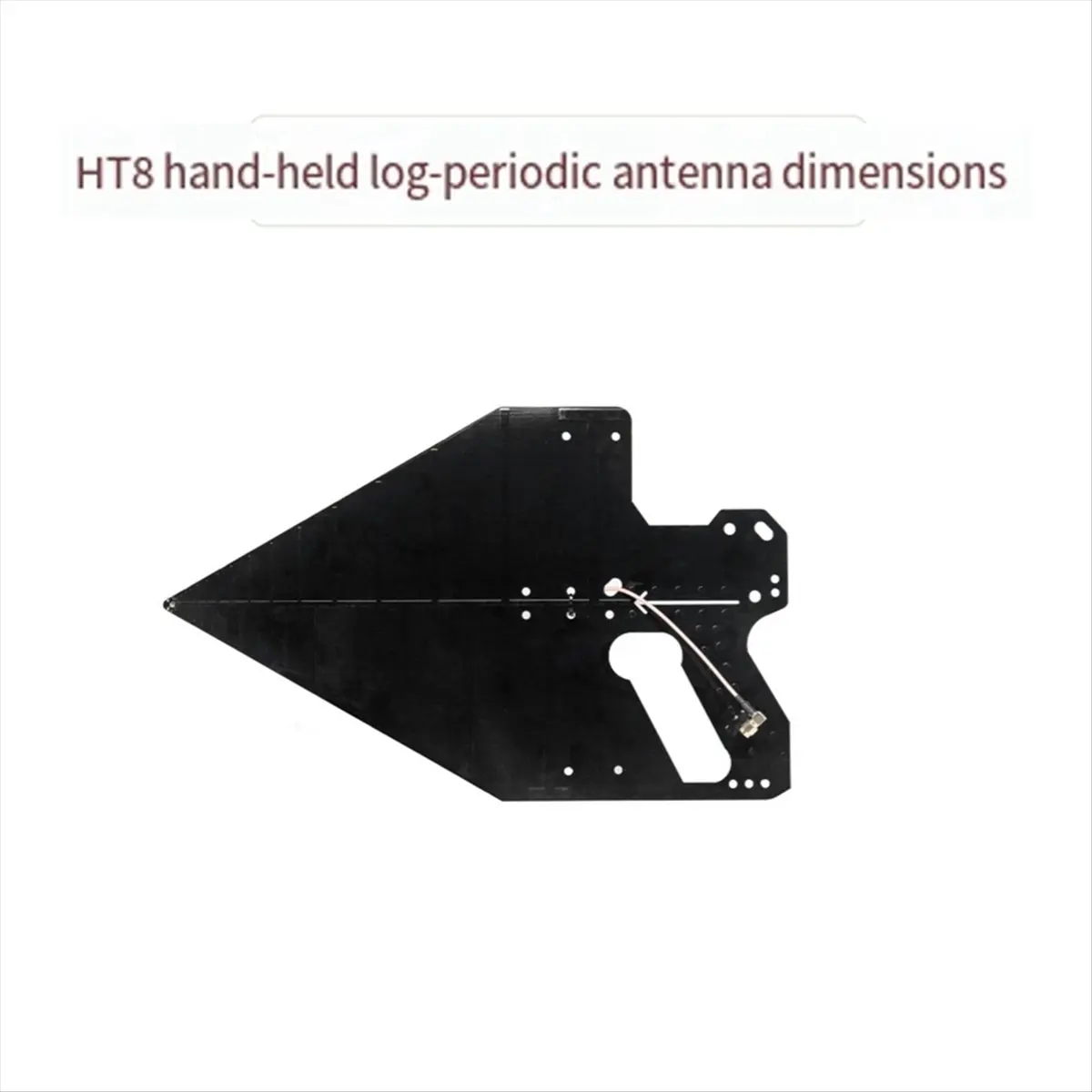 Fits for HT8 Handheld Log Periodic Antenna 0.1-12GHz,Direction Finding Antenna for SA6 Spectrum Analyzer,Highly Accurate,