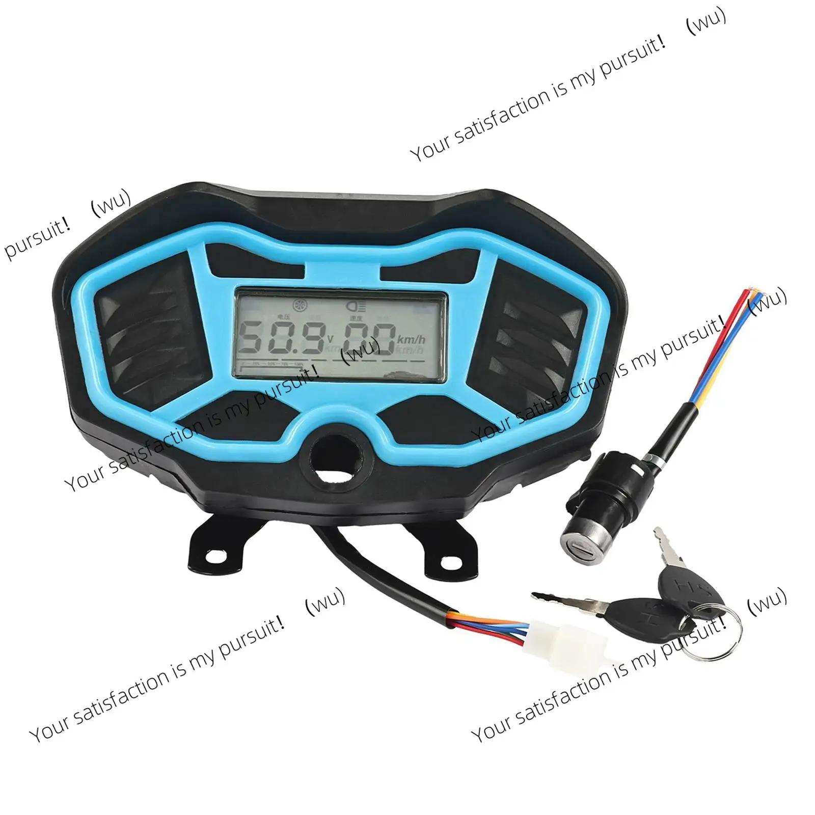 48-72V electric tricycle dashboard, easy installation, accurate reading waterproof, digital display