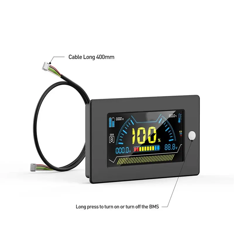 3X TFT LCD Display Screen 3.2 Inches For All JIKONG Smart BMS Voltage Current SOC Temperature Indicator-A25R