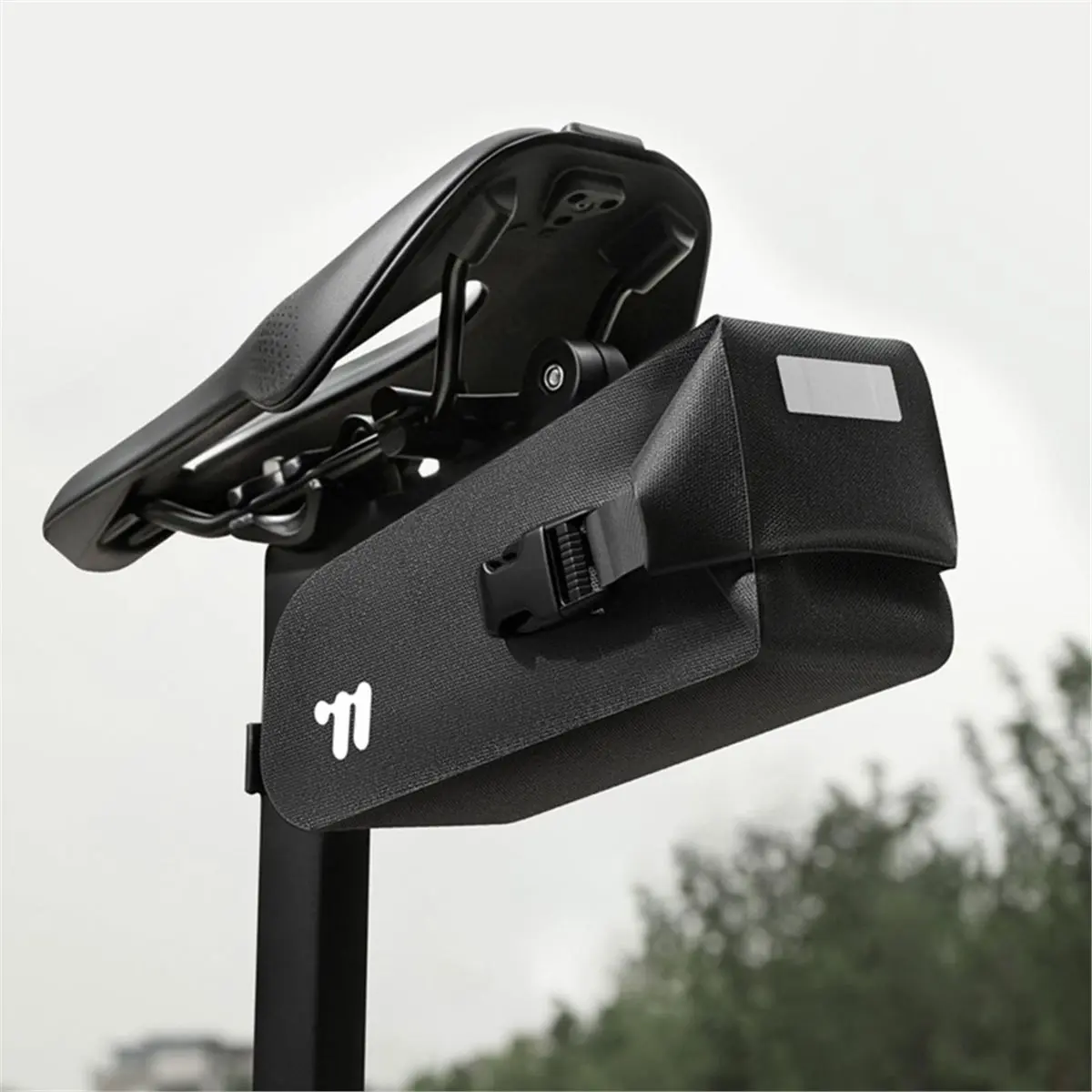 PHONE&GEAR  Waterproof Bicycle Saddle Bag Quick Release Bike Seat Bag Reflective Cycling Storage Pouch MTB Road Bike