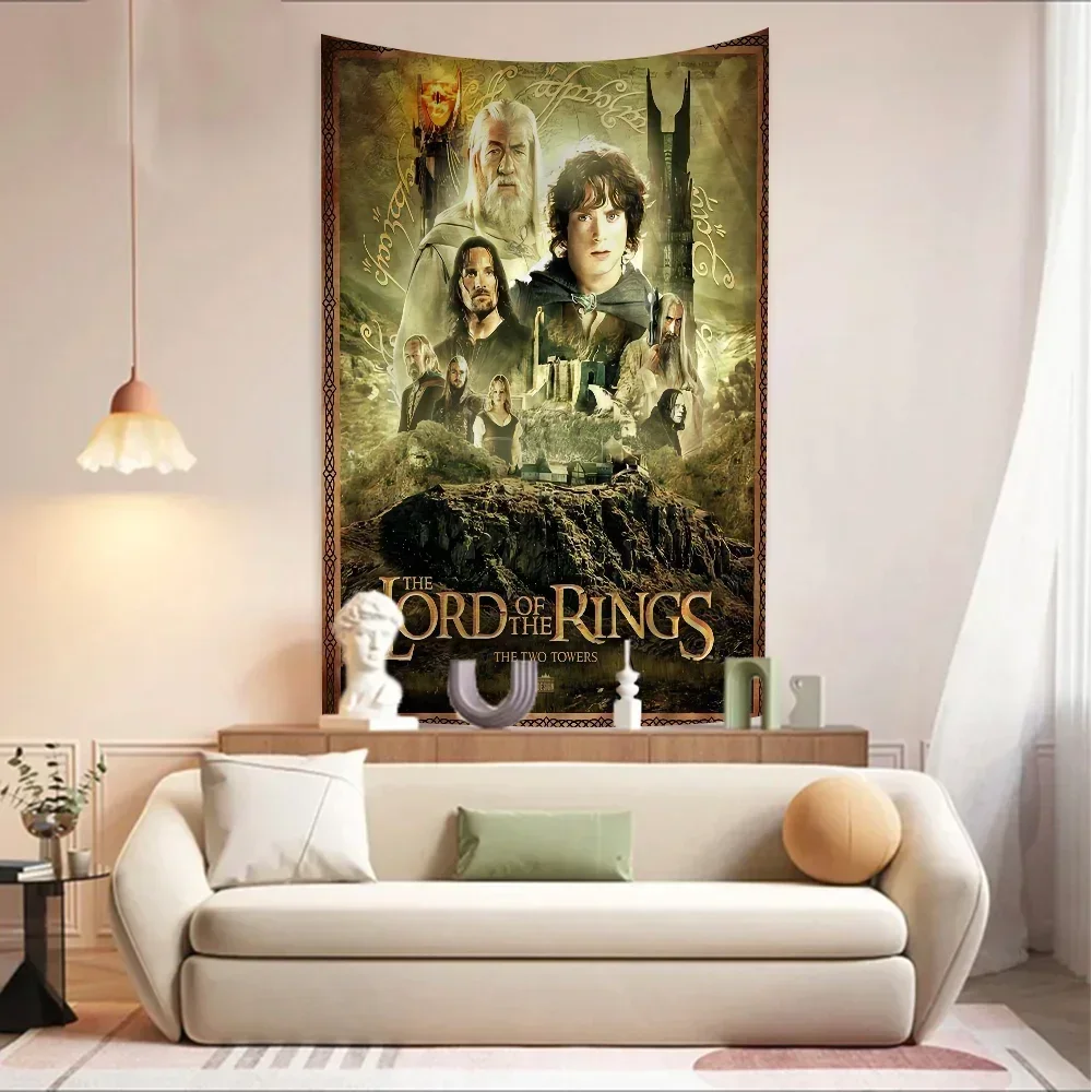 The Lords of The Rings Chart Tapestry Bohemian Wall Tapestries Mandala Wall Art Decor