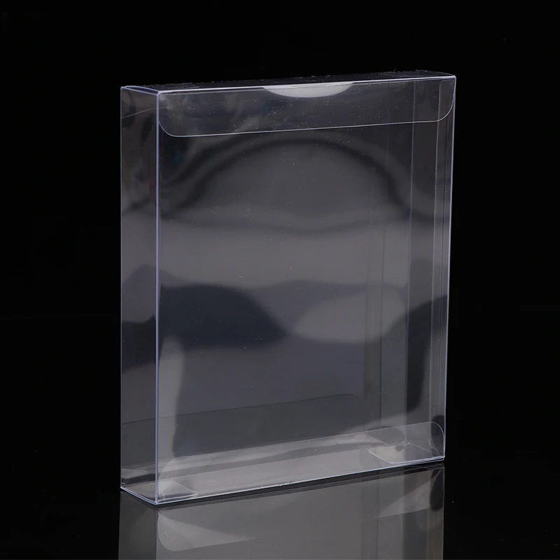 Transparent PET Game Card Protective Cover Storage Display Box For DC SS 3CD 4CD Plastic Collection Case