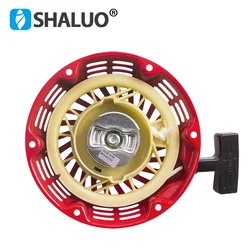 High Quality GX160 168F 170F Pull Recoil Starter Gasolina Generator Starter Recoil Spare Parts Petrol Engine Pull Pate 5.5hp