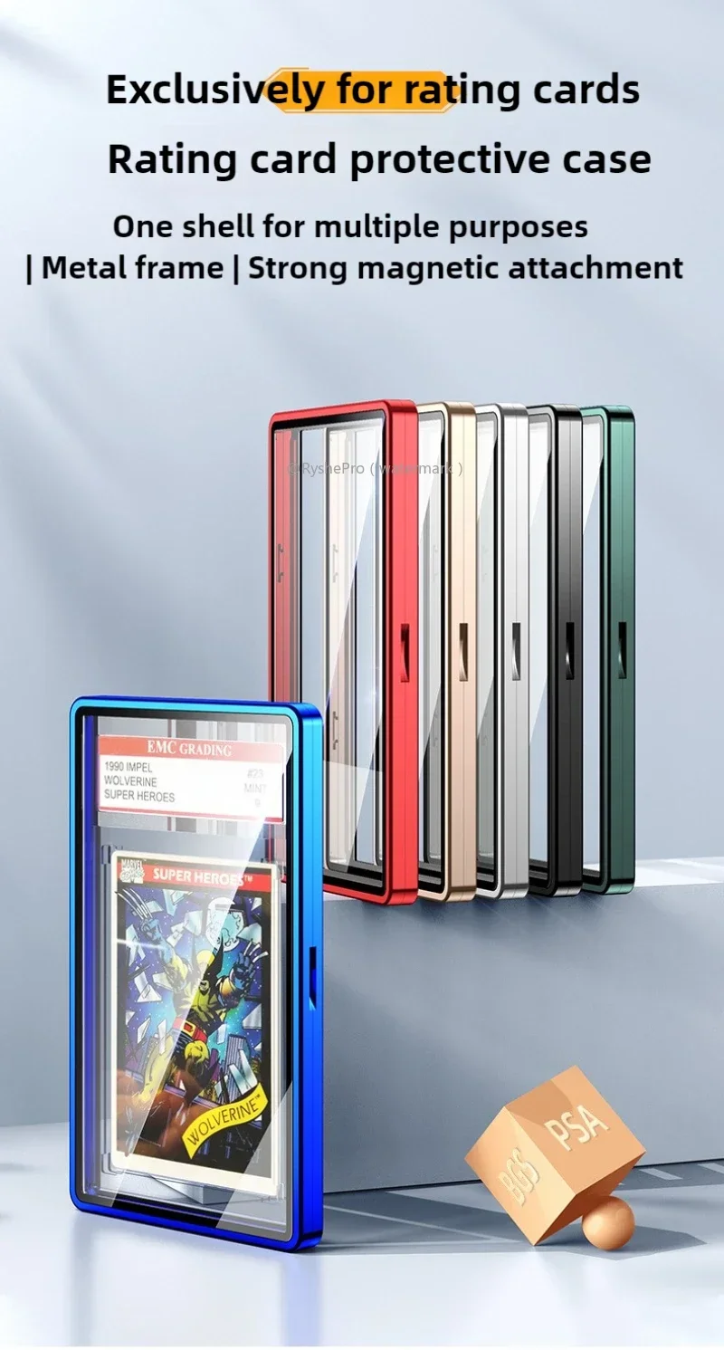 1 قطعة بطاقة معدنية متدرجة بلاطة الوفير ل معيار PSA BGS بلاطة إطار الحال بالنسبة ل ألواح متدرجة قبضة حافة بطاقة الحماية حامي