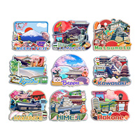 Hakone Himeji Hakodate Kawasaki Kyushu Matsumoto Kamakura Mount Fuji Beppu Japan Fridge Magnet Travel Souvenir Gift
