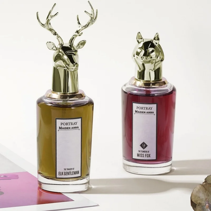 

Elk Fox Animal Head Perfume Men's Women's Perfume Long Lasting Fragrance Fresh Woody Floral Scent Luxury Fragrance Body Spray