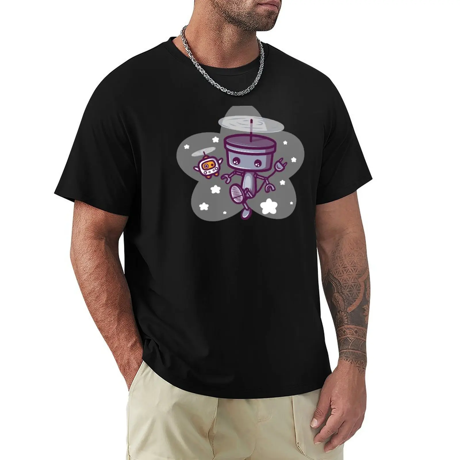 Chibi House Cleaner T-Shirt man t shirt cotton high quality T-Shirt