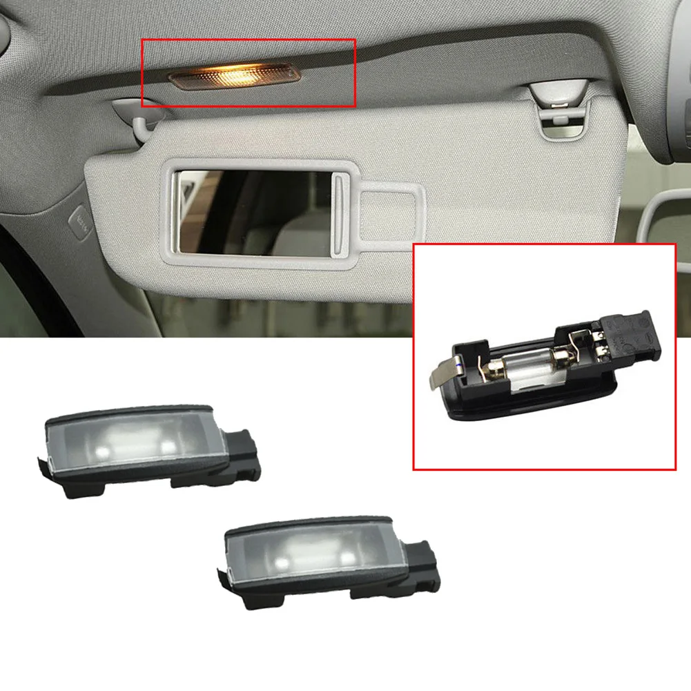 2 Stuks Zwart Interieur Dome Map Licht Voor-Polo Cc Eos Golf Jetta Passat Tiguan Kever Touran 1kd 947 109a 1k0947109