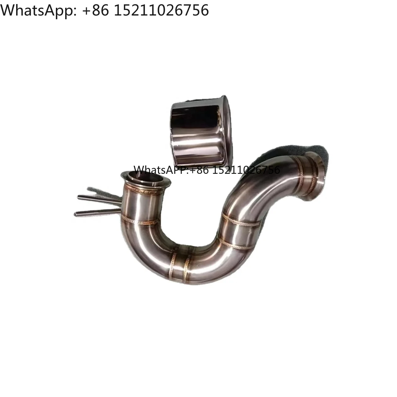 Exhaust Downpipes Stainless for V W G Olf 7 1.6 TDI
