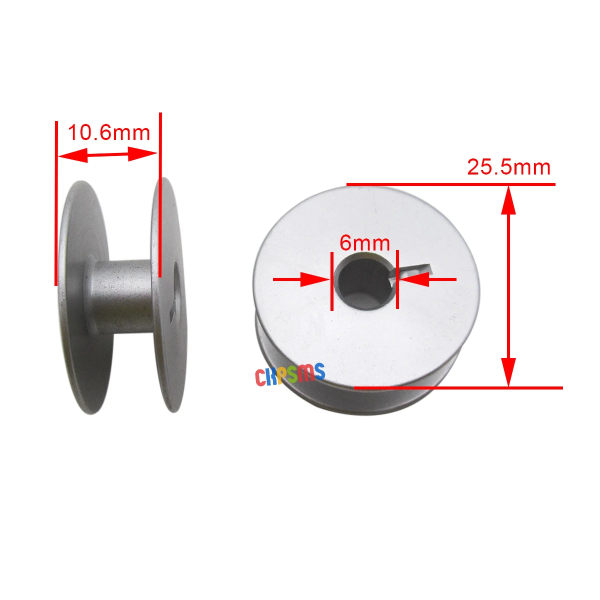 Bobbin Case & Aluminum Bobbin FIT FOR JACK H2 H5 JUKI DU-141, DU-1181, DU-1181N Walking Foot Industrial Sewing Machine