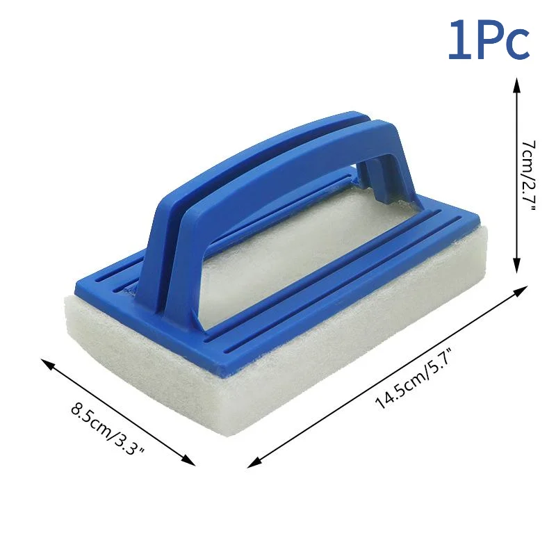Pool Wall Cleaning Brush Waterline Scrubber Cleaning Pool Hot Spring Swimming Pool Spa Tub Accessory Sponge Brush Pools Cleaner.