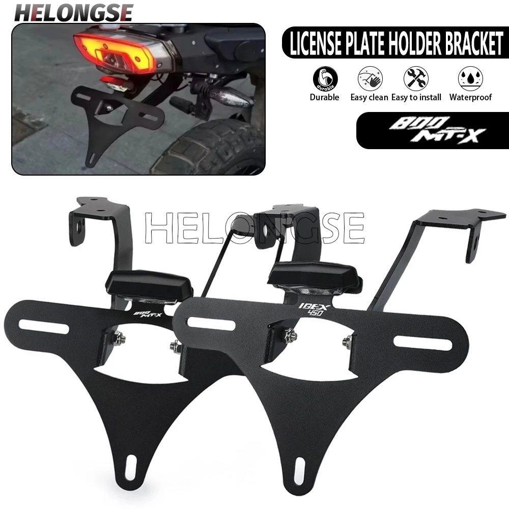 

For CFMOTO CF MOTO 800 MTX 2024 2025 2026 800MT-X MT Motorcycle Parts License Plate Holder Fender Eliminator Tail Frame Plate