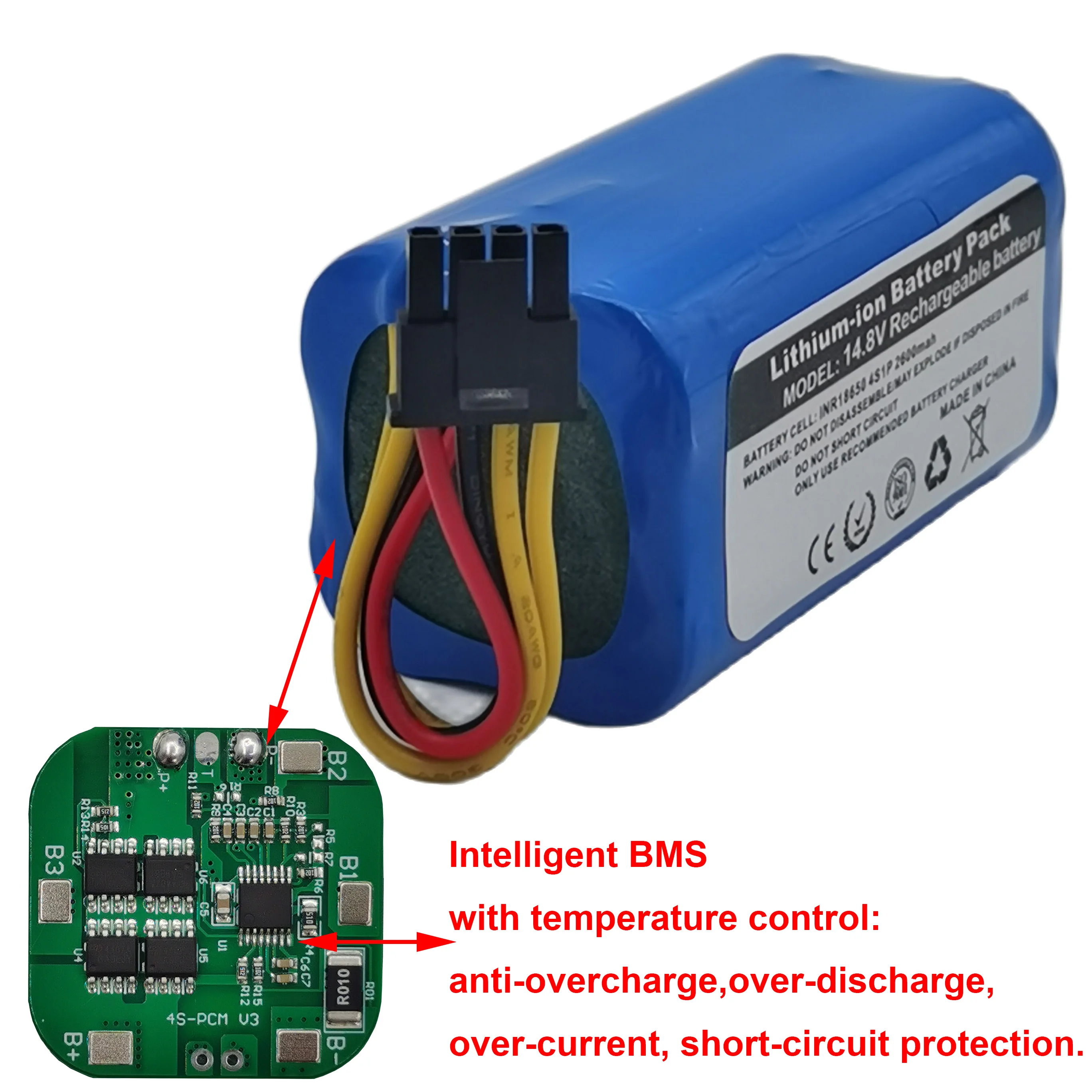 14.4V 14.8V 3500mAh 3200mAh 2600mAh akumulator litowo-jonowy ładowalny akumulator dla Robot odkurzający Cecotec Conga 1290 1390 1490 1590 nowy