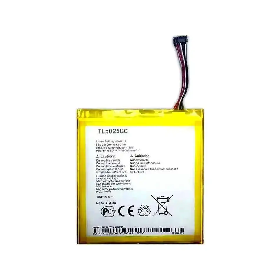

2580Mah For Alcatel One Touch Pixi 4 7 3G 9003X 9003A TLP025GC Lightweight High-Efficiency Mobile Phone Battery