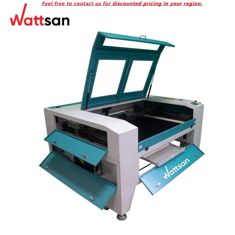 

Wattsan 1290 DUOS LT 1200*900 Mm Dual Head CO2 Laser Engraving Cutting Machine With Lifting Table And Dual Head CNC Laser Cutter