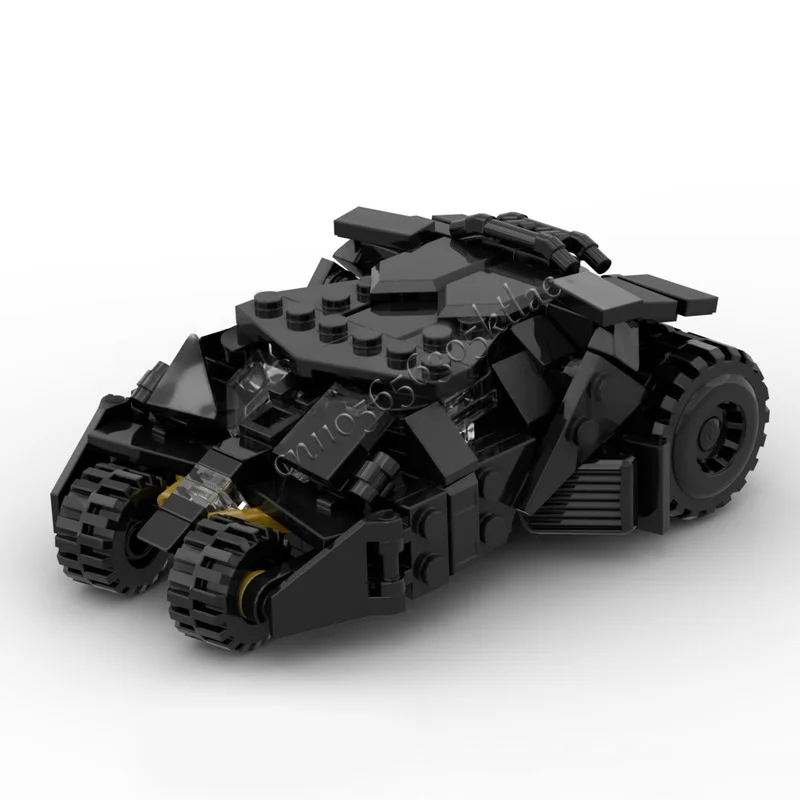 193 PCS Hot MOC Serie Dark Hero Batmobile Building Blocks Mattoni Giocattolo creativo fai da te con figura di eroe Ideale per i regali del festival dei bambini