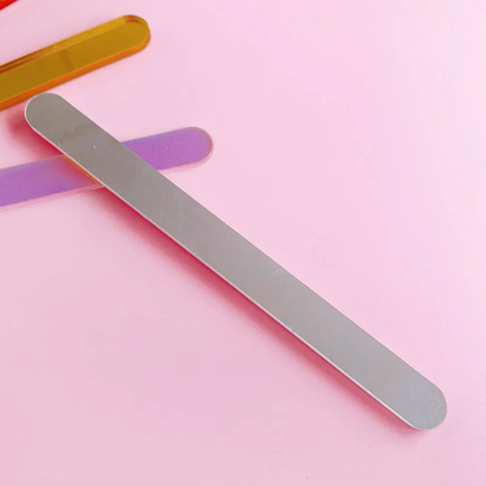 

30 Pcs Mirror Ice Cream Sticks Acrylic Craft Tools Reusable Kids Accessories for DIY Popsicle Making Ice Cream Supplies