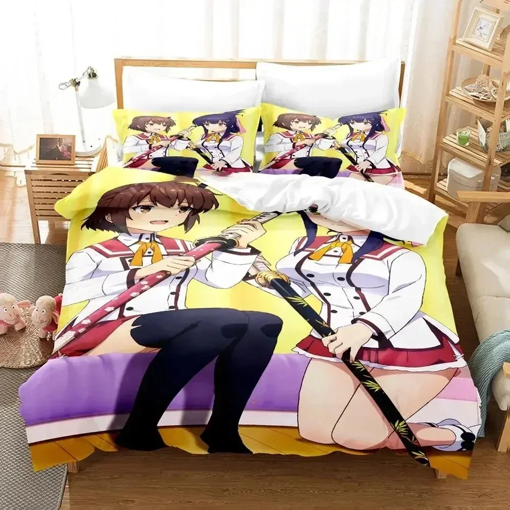 

3D Anime Toji no Miko Kanami Etou Bedding Set Printed Bed Set With Pillowcase Duvet Cover Soft Queen King Size Bedclothes Home