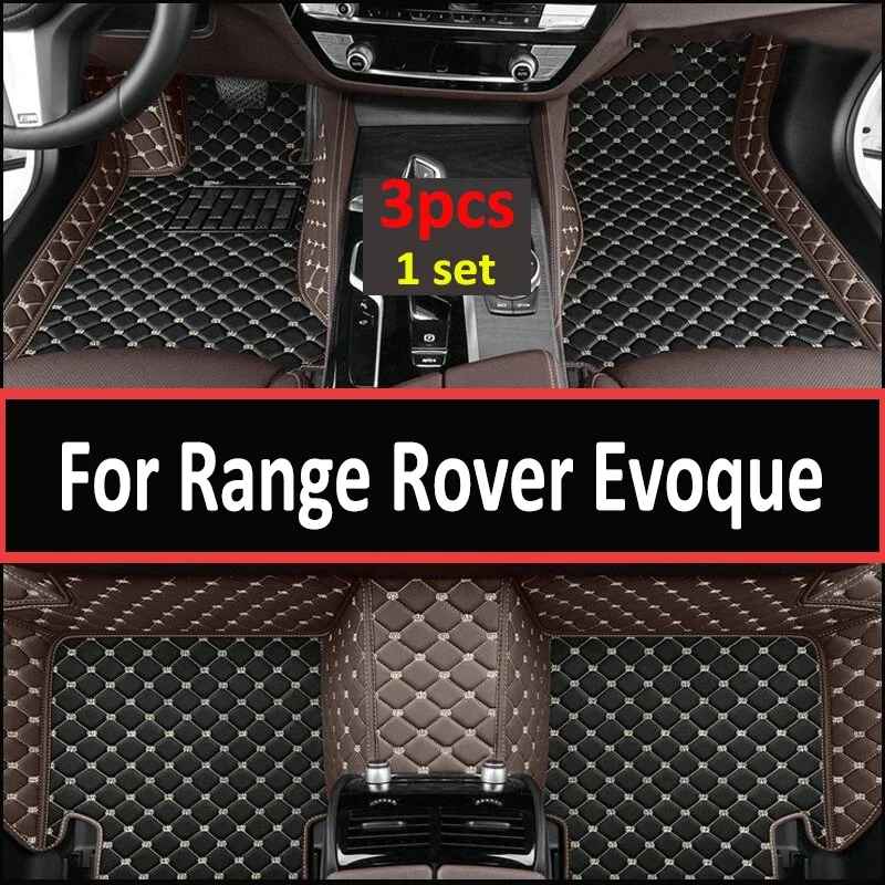 

LHD Car Floor Mats For Land Rover Range Evoque 2015 2014 2013 2012 SUV 4 doors Auto Accessories Carpets Leather Styling