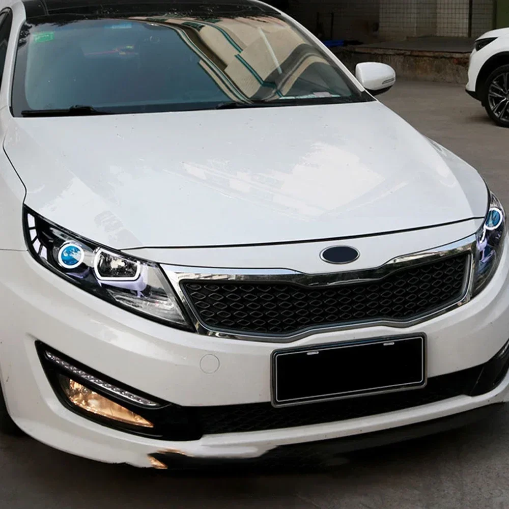 

Plug and Play Car Front Lamp for KIA K5 2011-2013 Upgrade High Configure LED Auto Headlights Assembly Projector Lens Accessories
