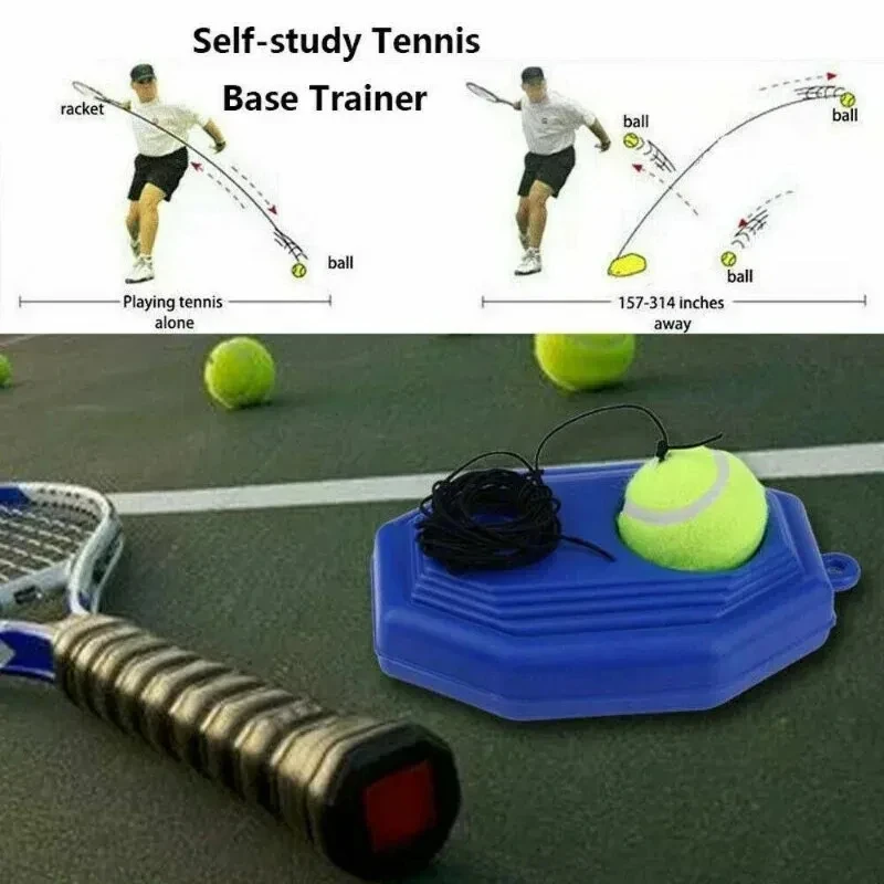 Tennis Belt Rebound Practice Tennis Trainer Portable Self Training Tool Friendly To Beginners Accessories String Badminton