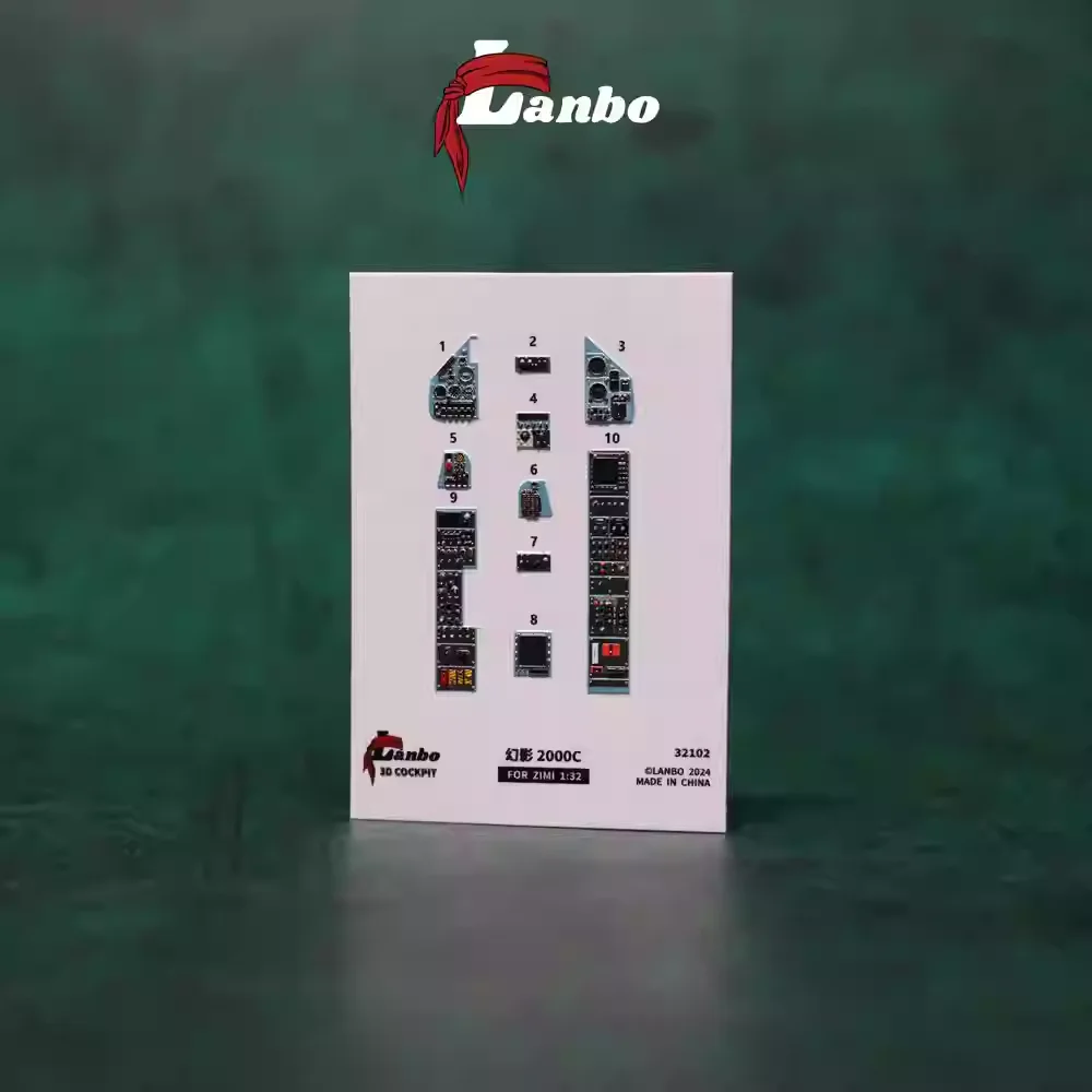 

Lanbo 3D Color Cockpit Instrument 32102 MIRAGE Mirage 2000C for Kitty Hawk Model Kit 1/32 DIY Accessories