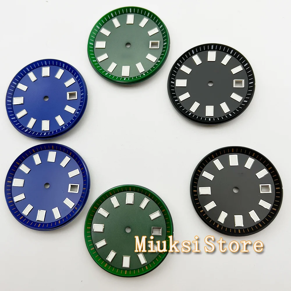 

33.5mm Sterile Watch dila Luminous watch face Japan NH35 Dial Watch Dial fit NH35 N36 Automatic Movement