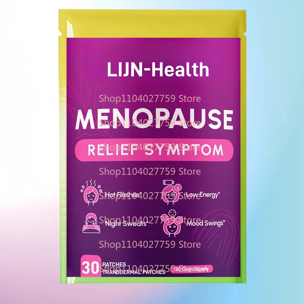 

30 пластырей для облегчения симптомов менопаузы и поддержки женщин, трансдермальные пластыри для снятия приливов и симптомов менопаузы