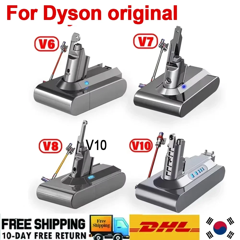 

NEW for Dyson V6 V7 V8 V10 Battery Series DC62 SV11 SV10 SV12 SV09 Handheld Vacuum Cleaner Spare battery Replacement Battery