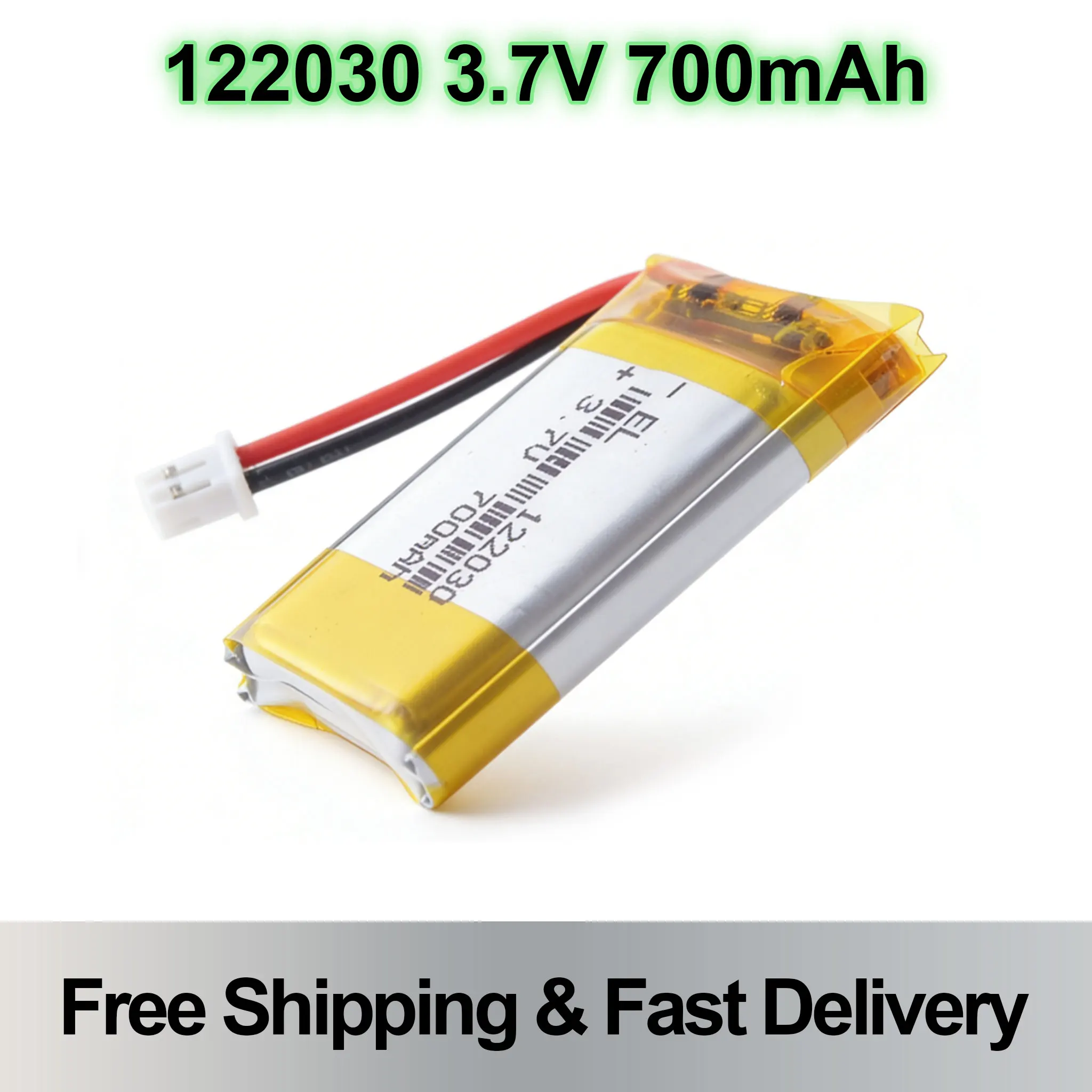 

Rechargeable 122030 Polymer Lithium Battery 3.7V 700mAh Silicone Wires For Bloody R8 R3 R70 Mouse