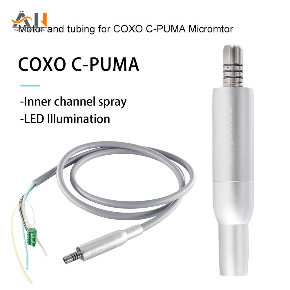 COXO marka Dental elektryczny mikrosilnik LED bezszczotkowy Mini silnik C-PUMA New Arrival mikrosilnik elektryczny narzędzia stomatologiczne