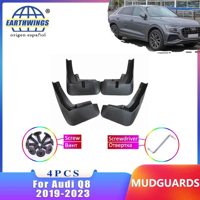 

Mudflap For Audi Q8 2019-2023 2022 2021 New Mudguard Front Rear Fender Car Styling Accessorie Upgrade Version Juego Cuatro Pieza