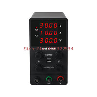 NICE-POWER SPS3010 30V 10A LED 4 Digital Black High Stability DC Variable Adjustable Power Supplies Regulator Power Supply