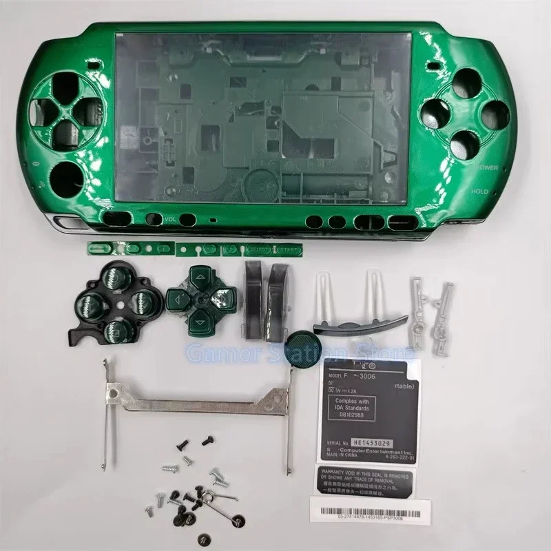 Alta qualità per la sostituzione della Console di gioco PSP3000 PSP 3000 Shell nuova versione custodia completa con custodia shell con kit pulsanti
