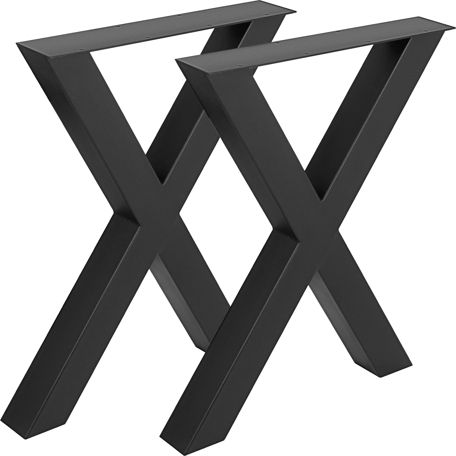 Set of 2 Steel Table Legs, 28\'\'Height 30\'\'Wide Dining Table Legs, Heavy-Duty 3.1\